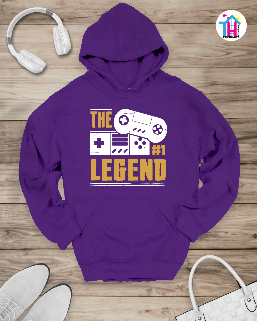 The Legend - Jeri Kid Gamer Hoodie By Printhaws Creations
