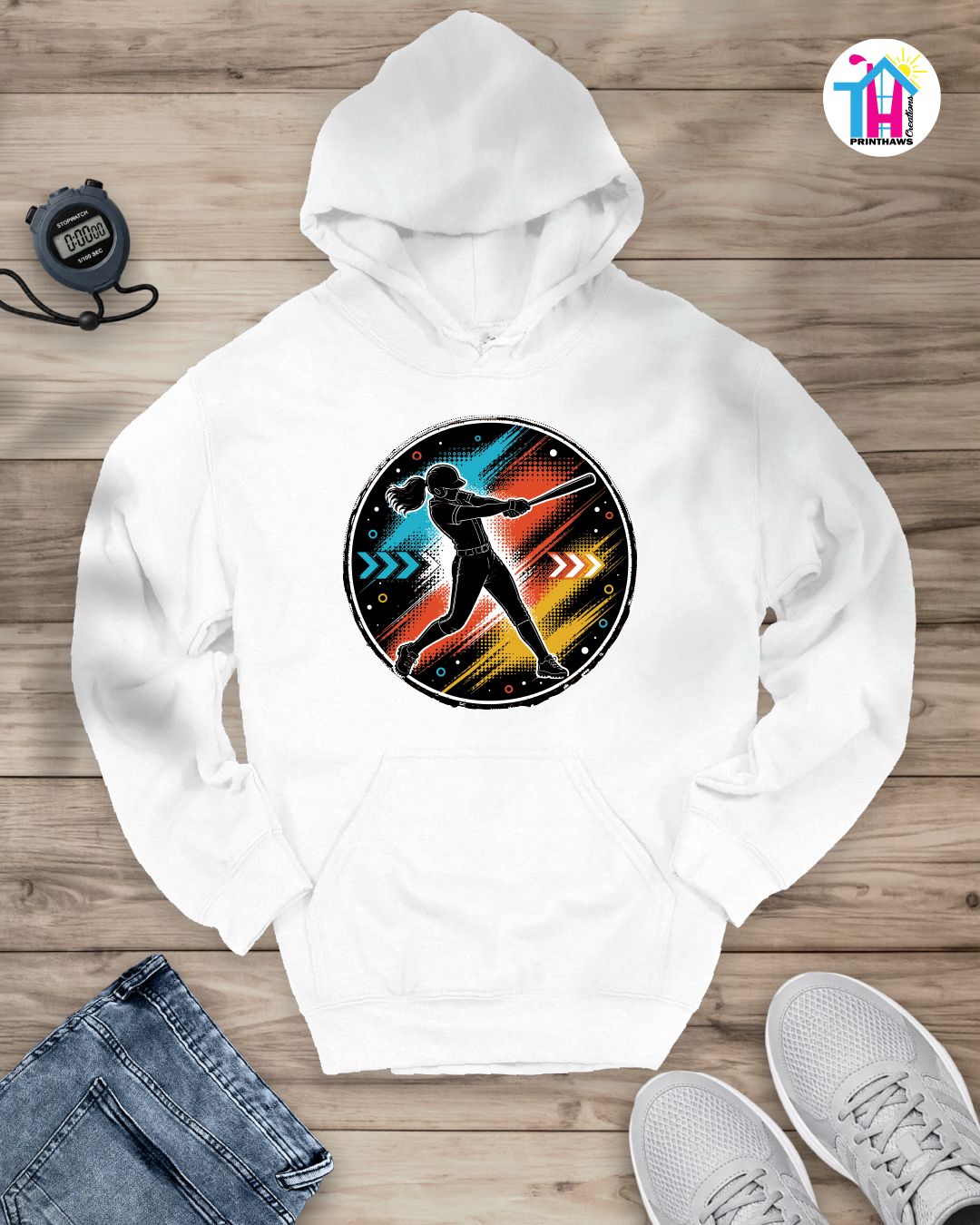 Baseball Momentum - Sports Hoodie By Printhaws Creations