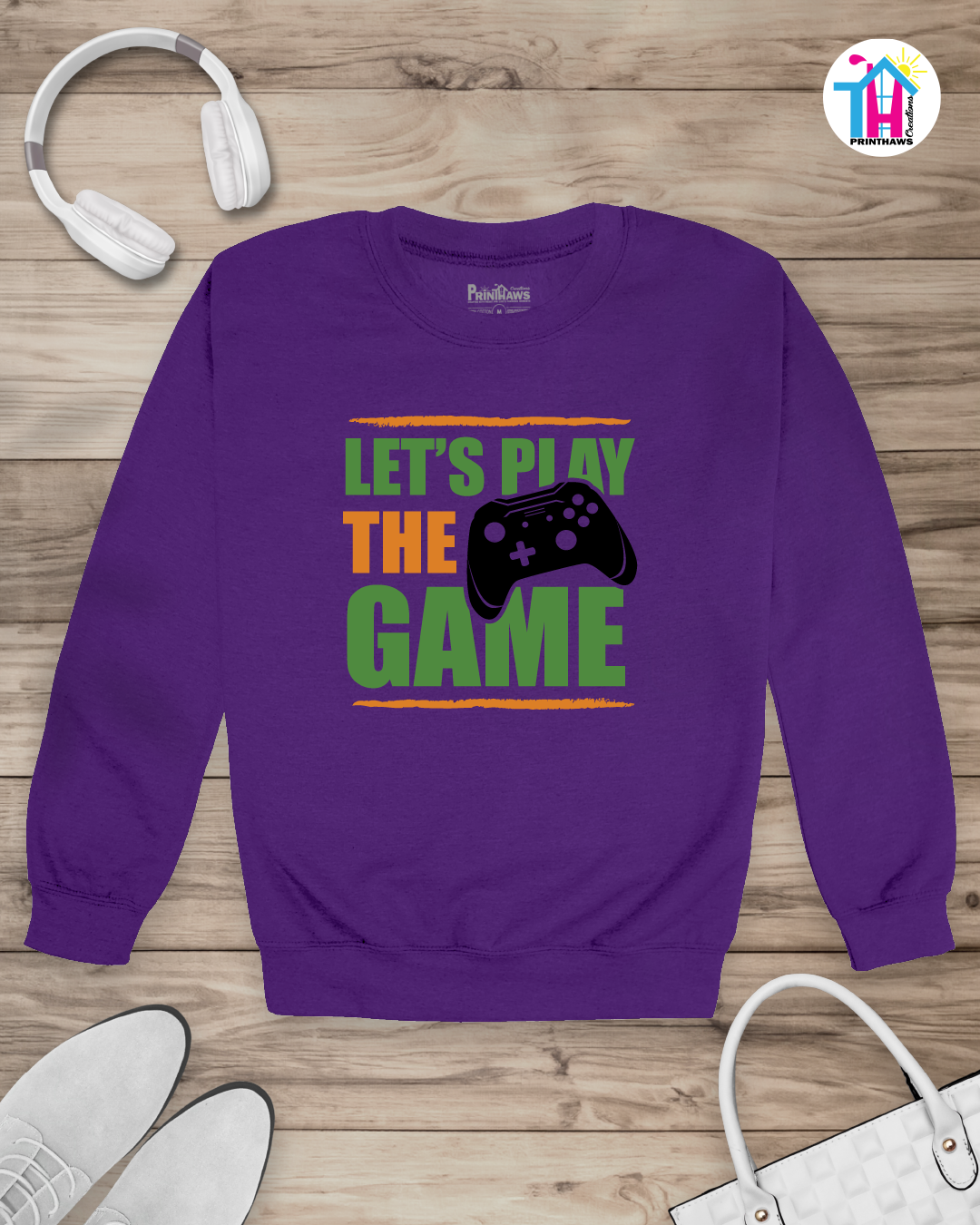 Let's Play The Game - Jeri Kid Gamer Long Sleeve By Printhaws Creations