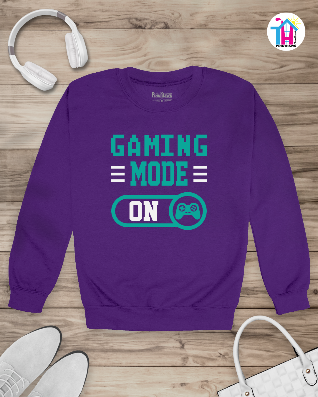Gaming Mode On - Jeri Kid Gamer Long Sleeve By Printhaws Creations