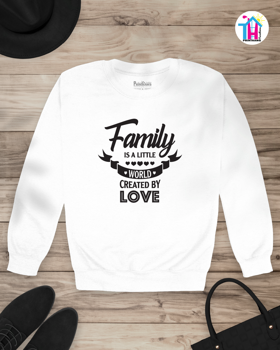 A Little World - Family Long Sleeve By Printhaws Creations
