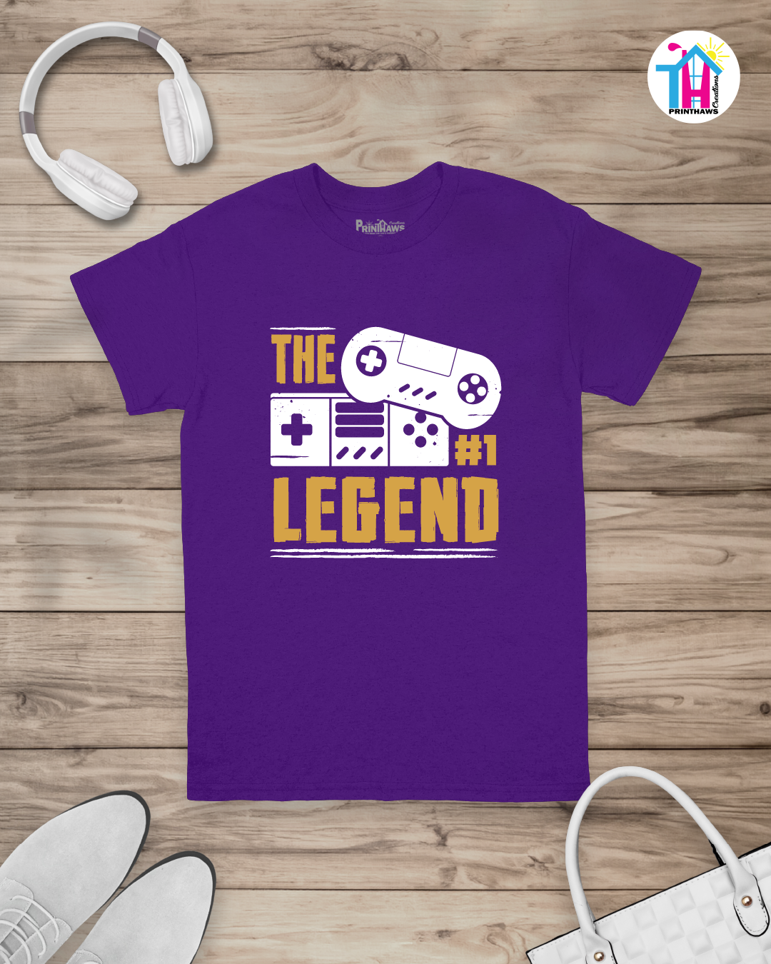 The Legend - Jeri Kid Gamer T-Shirt By Printhaws Creations