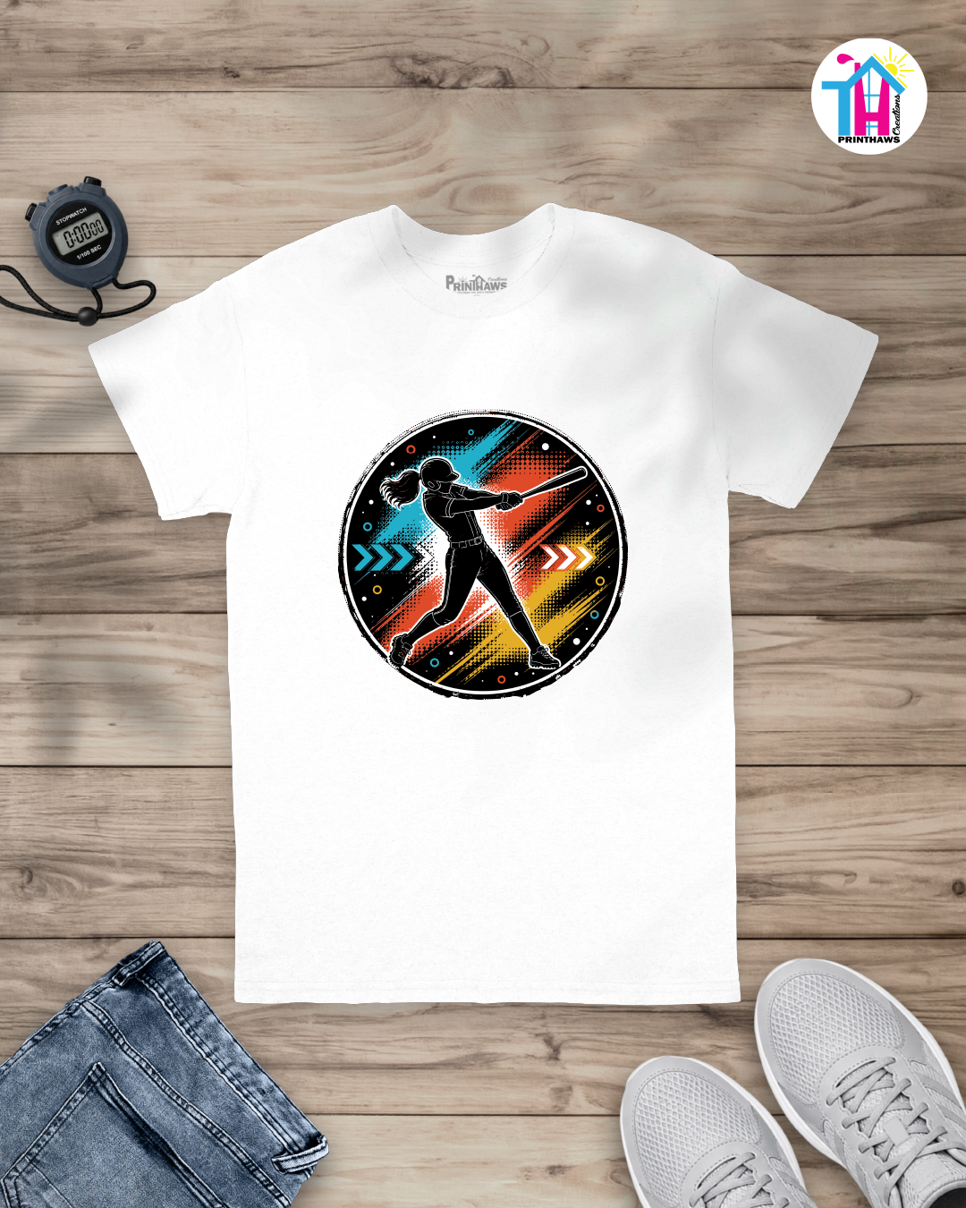 Baseball Momentum - Sports T-Shirt By Printhaws Creations