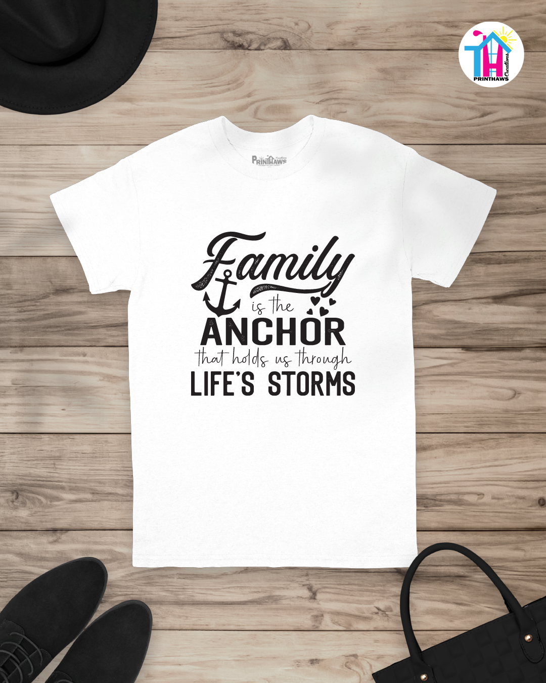 The Anchor - Family T-Shirt By Printhaws Creations