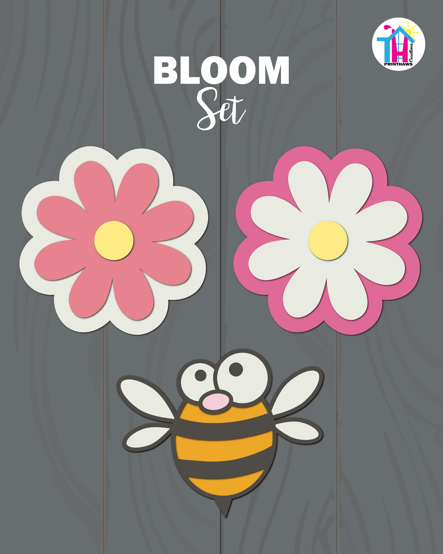 Bloom - Vertical Sign Seasonal Set By Printhaws Creations (3 Swappables)