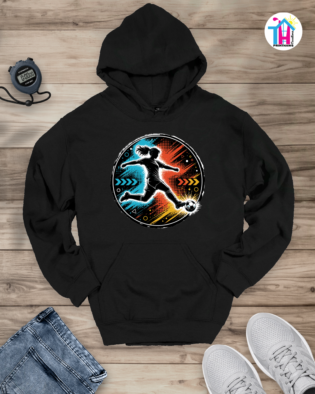 Soccer Strike - Sports Hoodie By Printhaws Creations