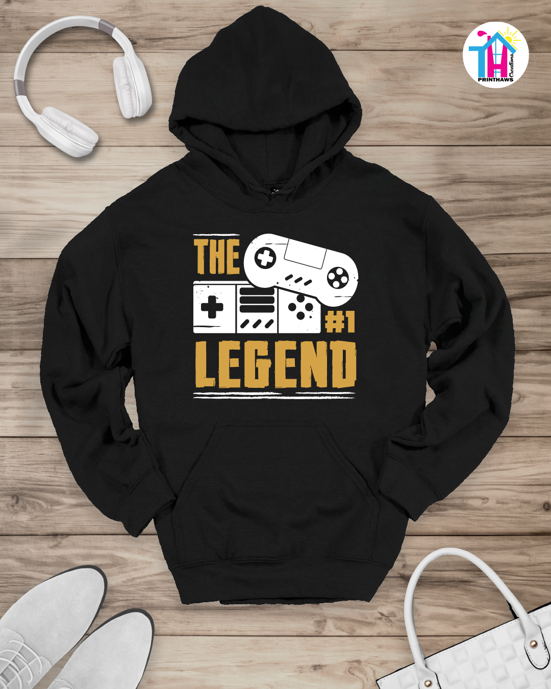 The Legend - Jeri Kid Gamer Hoodie By Printhaws Creations
