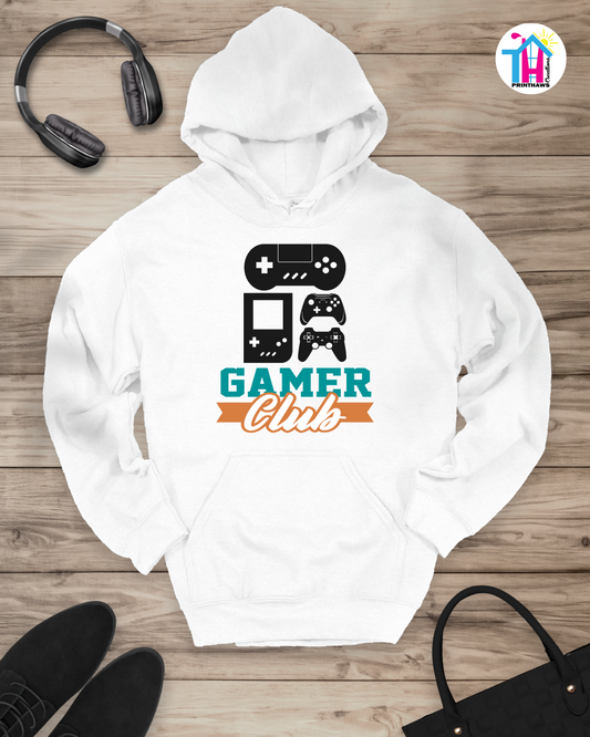 Gamer Club - Jeri Kid Gamer Hoodie By Printhaws Creations
