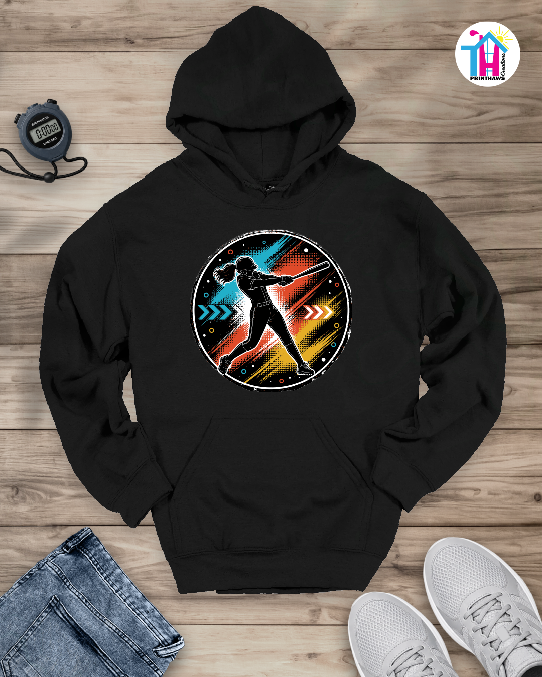 Baseball Momentum - Sports Hoodie By Printhaws Creations