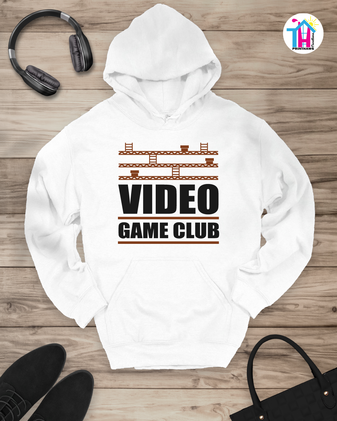 Video Game Club - Jeri Kid Gamer Hoodie By Printhaws Creations