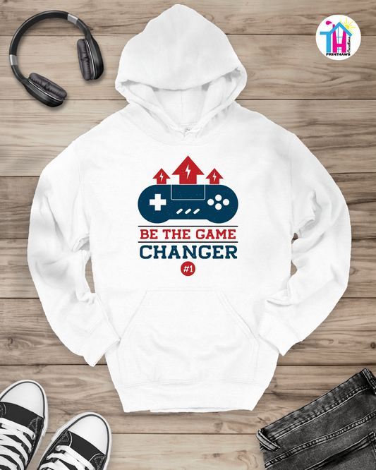 Be The Game Changer - Jino Pro Gamer Hoodie By Printhaws Creations