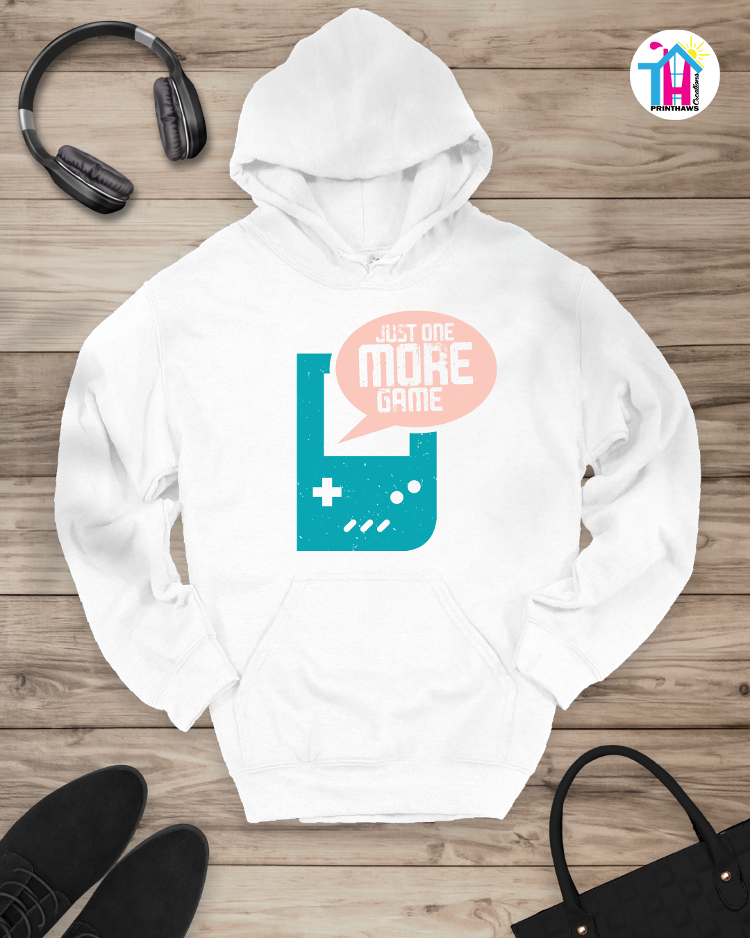 Just One More - Jeri Kid Gamer Hoodie By Printhaws Creations