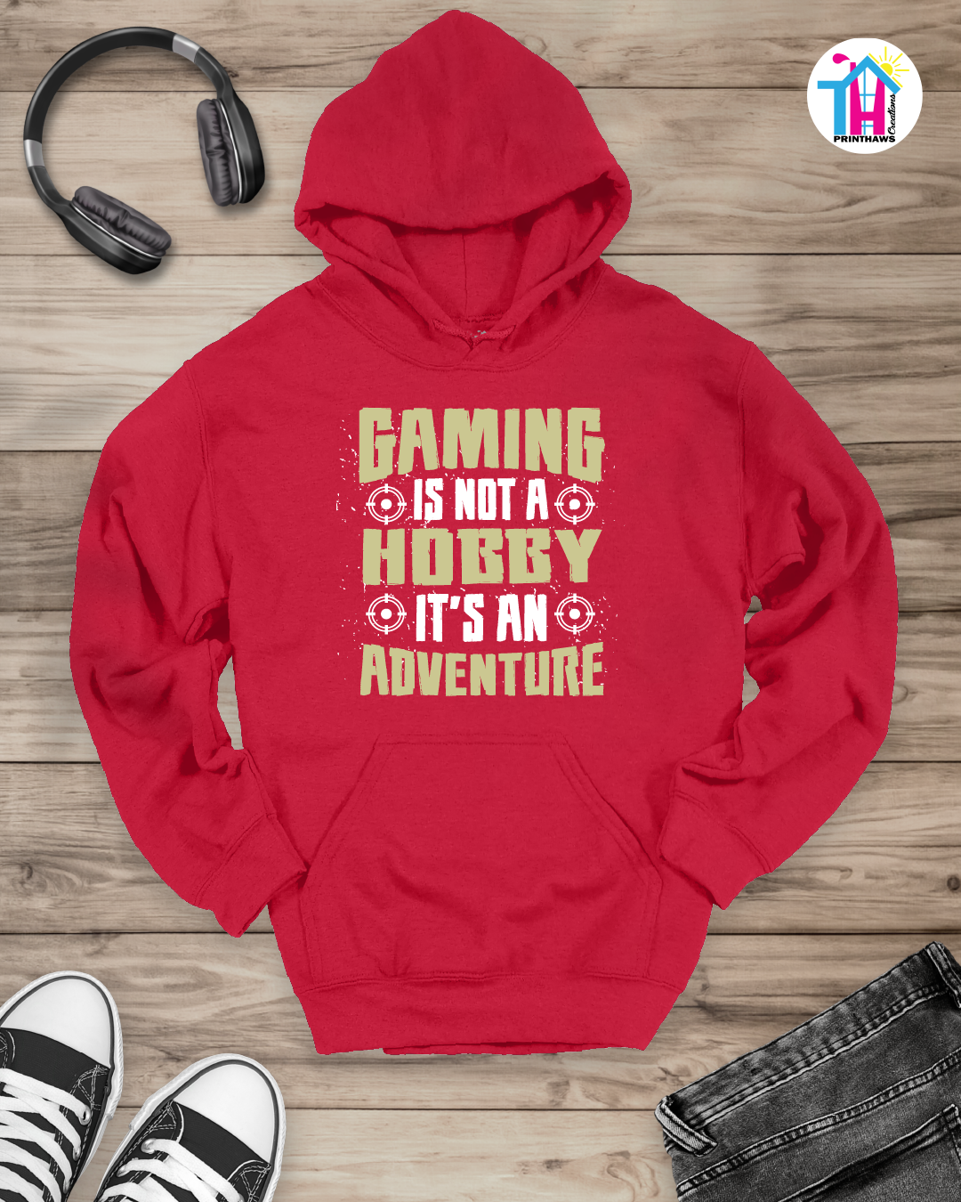 Gaming Is Not A Hobby - Jino Pro Gamer Hoodie By Printhaws Creations