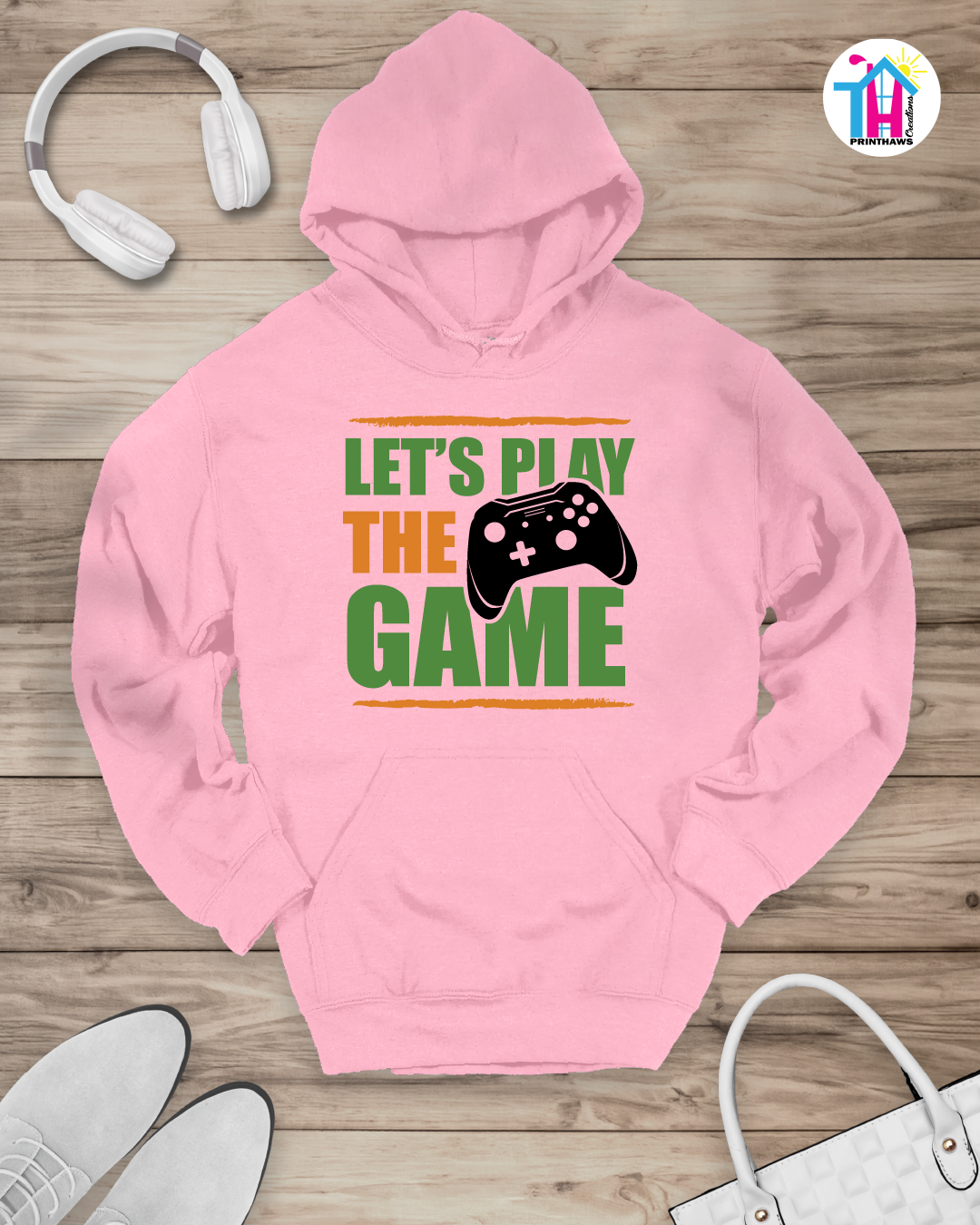 Let's Play The Game - Jeri Kid Gamer Hoodie By Printhaws Creations