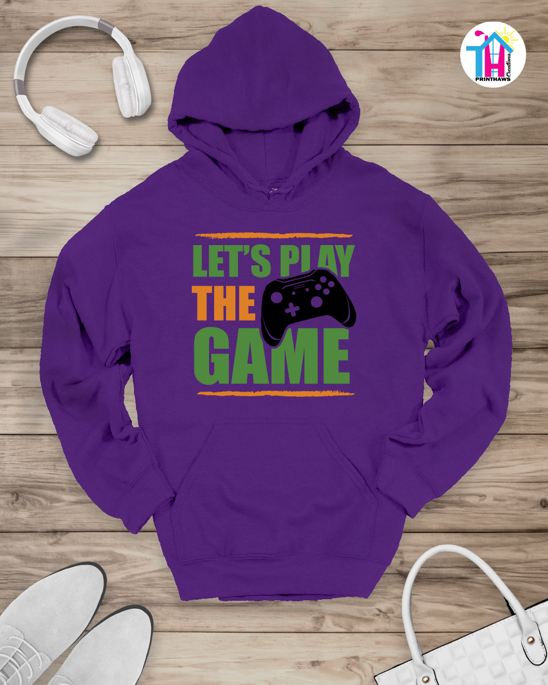Let's Play The Game - Jeri Kid Gamer Hoodie By Printhaws Creations