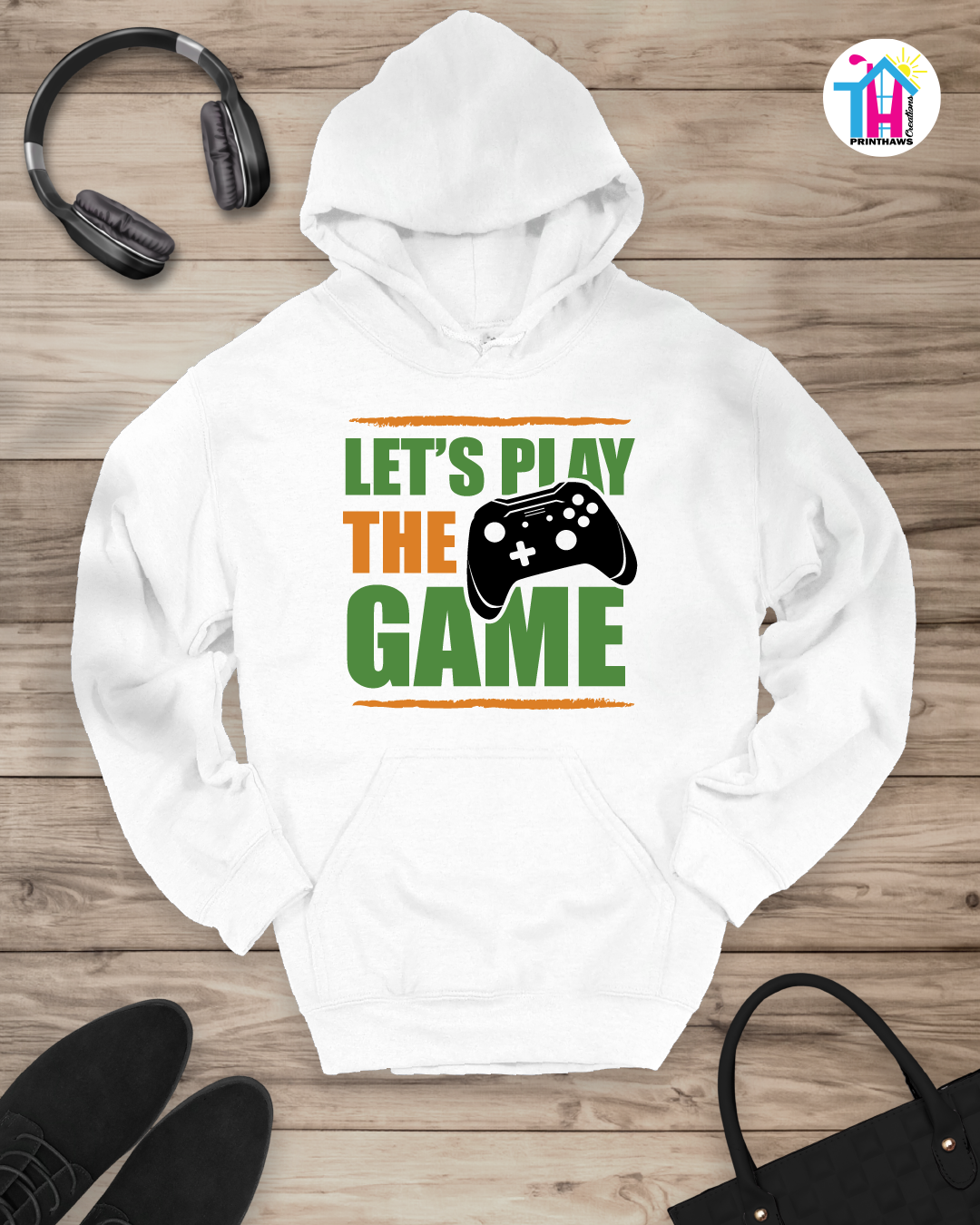 Let's Play The Game - Jeri Kid Gamer Hoodie By Printhaws Creations
