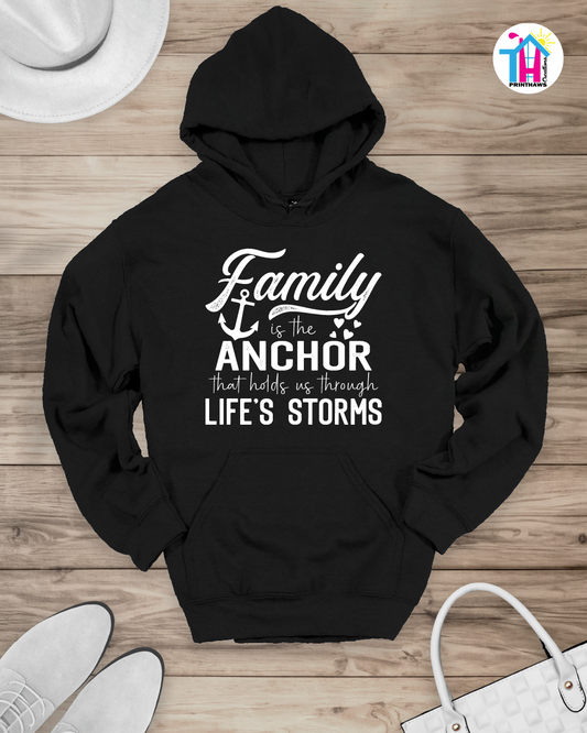 The Anchor - Family Hoodie By Printhaws Creations