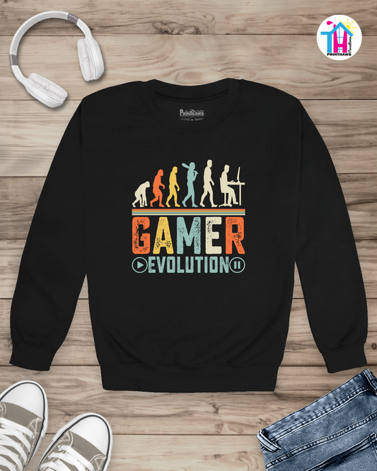 Gamer Evolution - Jino Pro Gamer Long Sleeve By Printhaws Creations