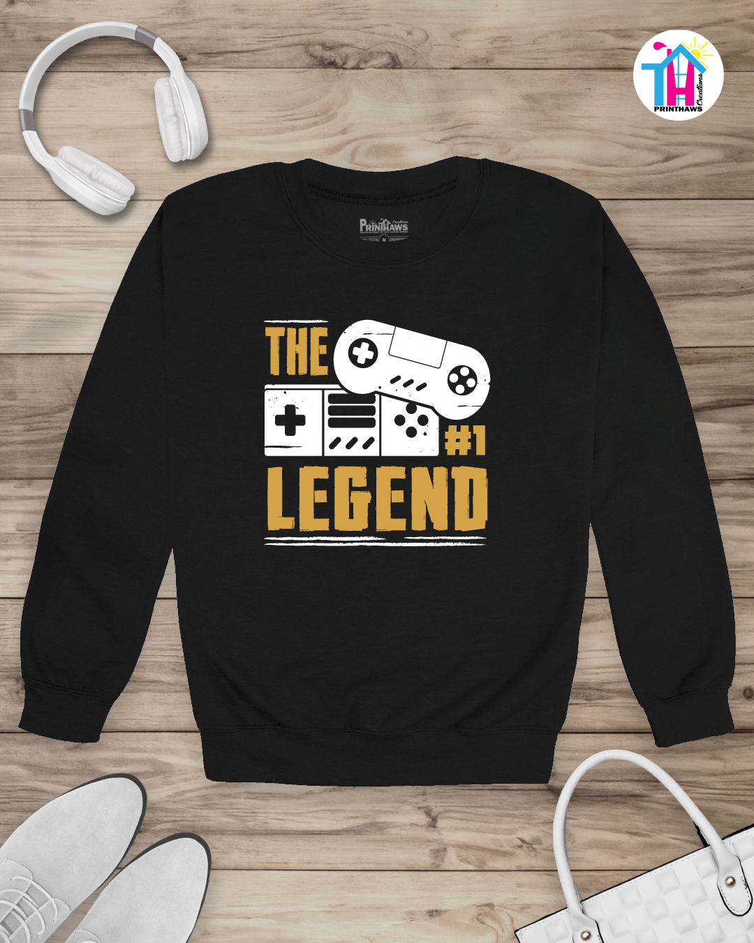 The Legend - Jeri Kid Gamer Long Sleeve By Printhaws Creations