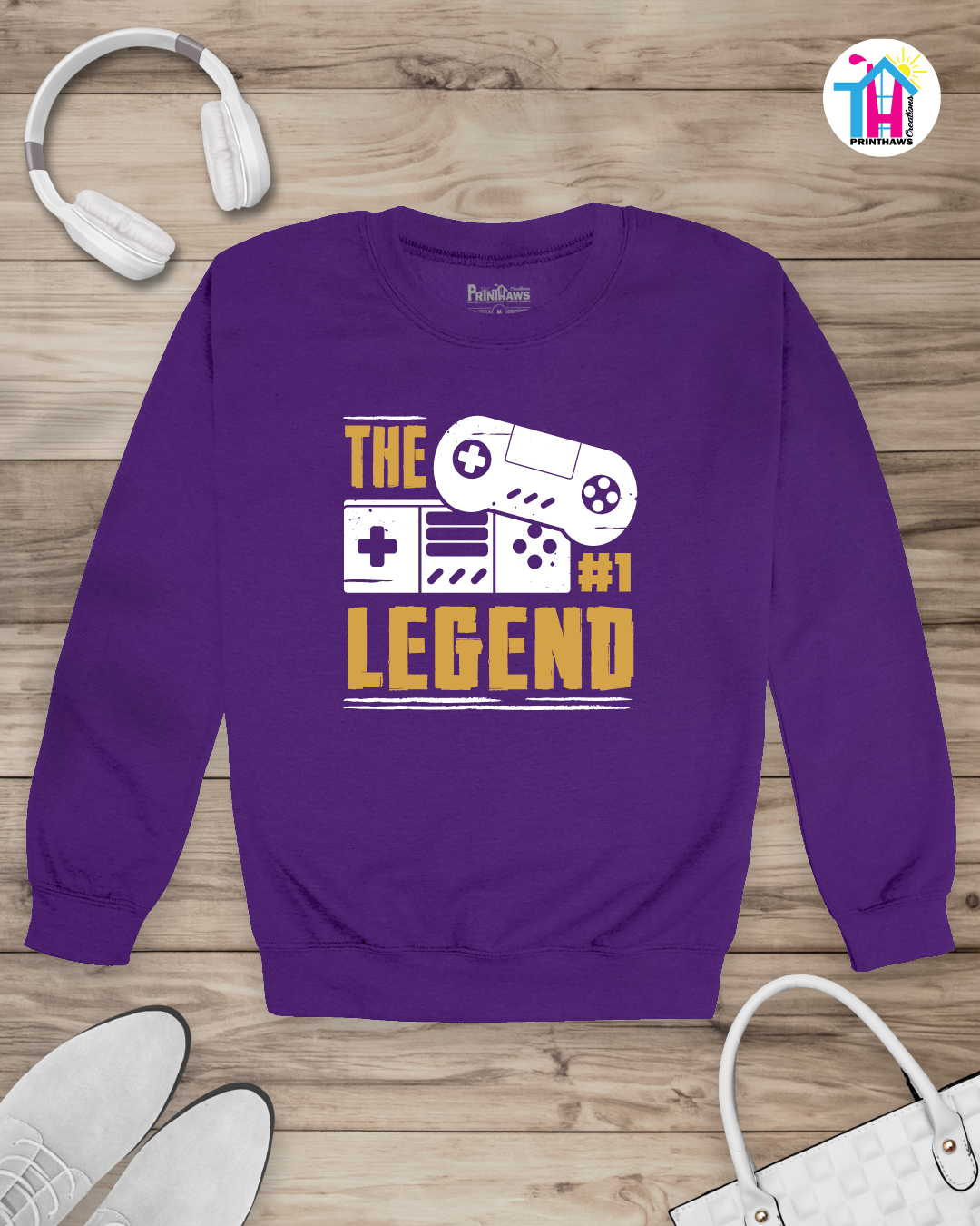 The Legend - Jeri Kid Gamer Long Sleeve By Printhaws Creations
