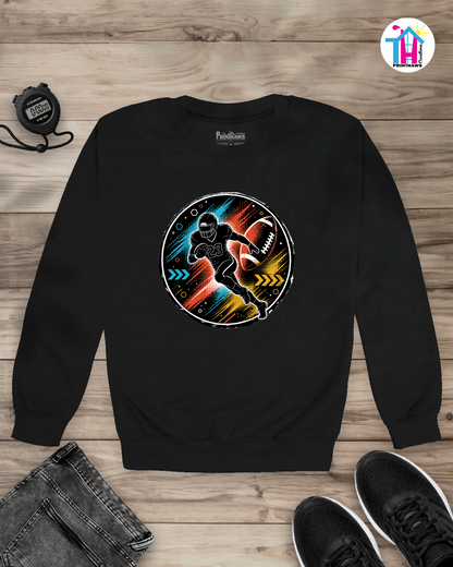 Football Charge - Sports Long Sleeve By Printhaws Creations