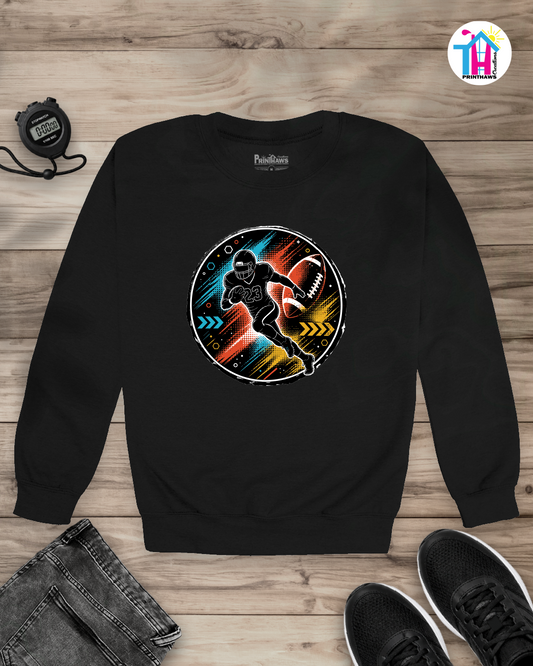 Football Charge - Sports Long Sleeve By Printhaws Creations