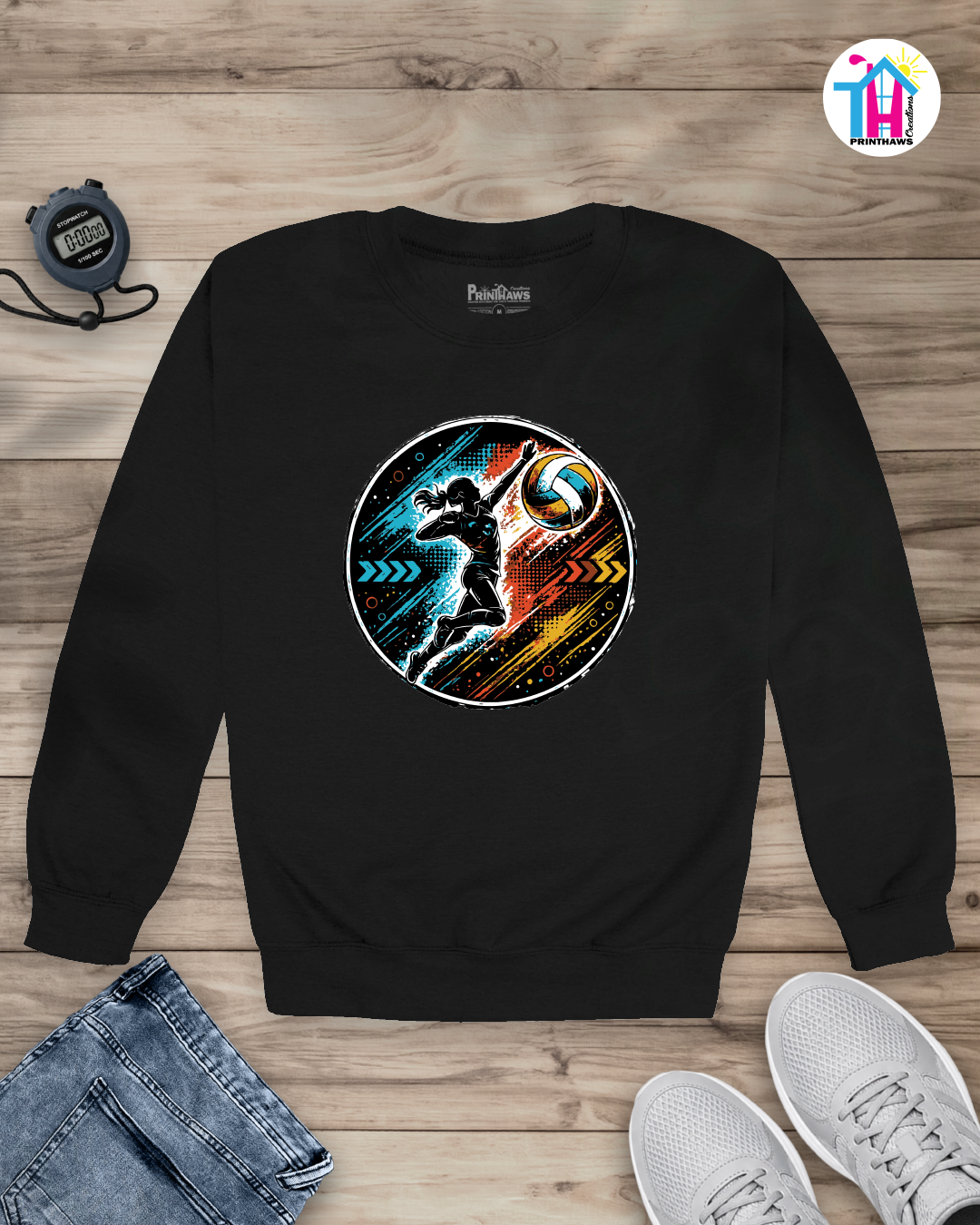 Volleyball Energy - Sports Long Sleeve By Printhaws Creations
