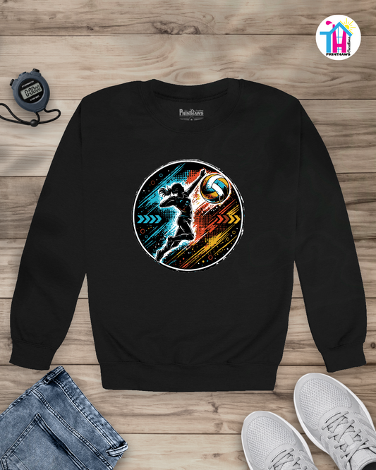 Volleyball Energy - Sports Long Sleeve By Printhaws Creations