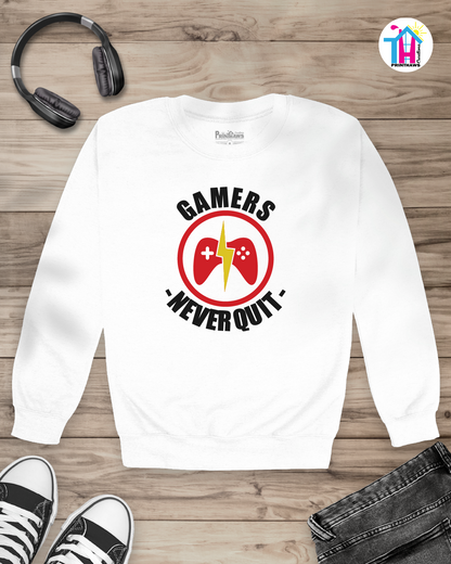 Gamers Never Quit - Jino Pro Gamer Long Sleeve By Printhaws Creations