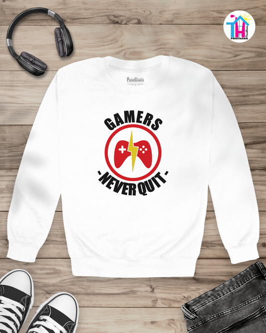 Gamers Never Quit - Jino Pro Gamer Long Sleeve By Printhaws Creations