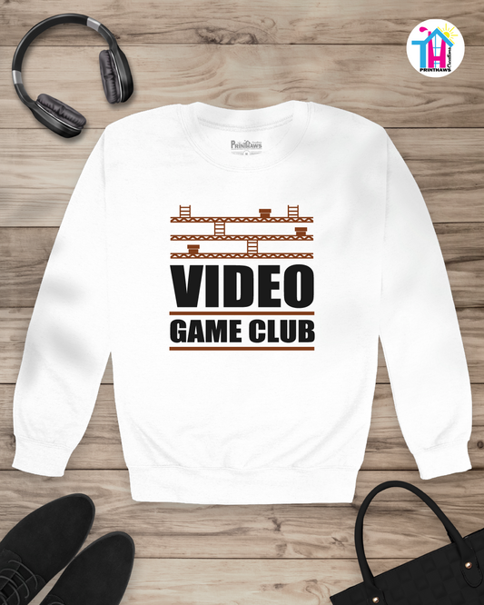 Video Game Club - Jeri Kid Gamer Long Sleeve By Printhaws Creations