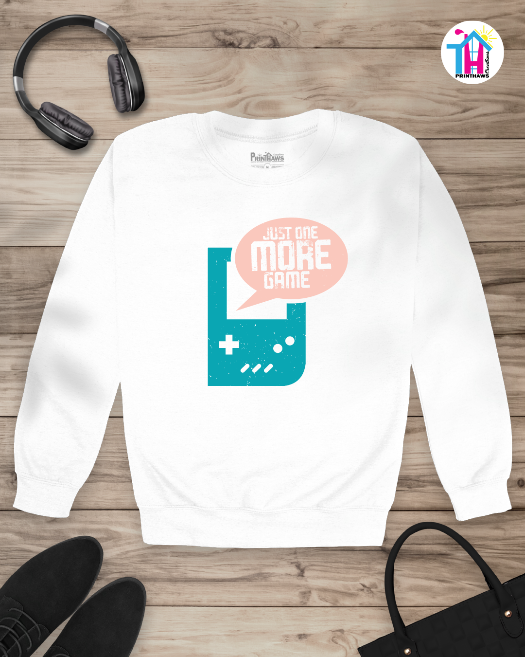 Just One More - Jeri Kid Gamer Long Sleeve By Printhaws Creations