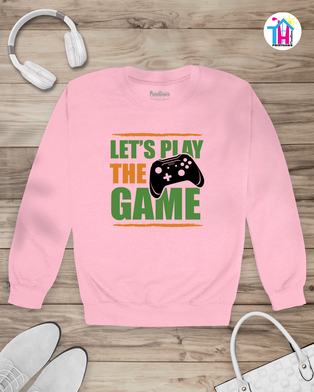 Let's Play The Game - Jeri Kid Gamer Long Sleeve By Printhaws Creations