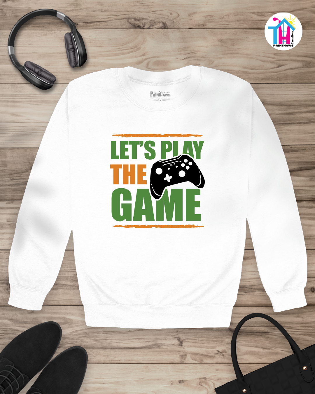 Let's Play The Game - Jeri Kid Gamer Long Sleeve By Printhaws Creations
