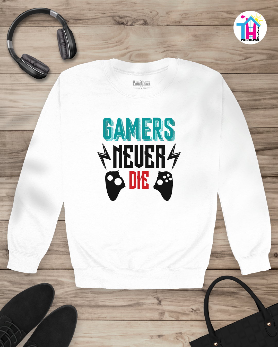 Gamers Never - Jeri Kid Gamer Long Sleeve By Printhaws Creations