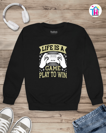 Life Is A Game - Jino Pro Gamer Long Sleeve By Printhaws Creations