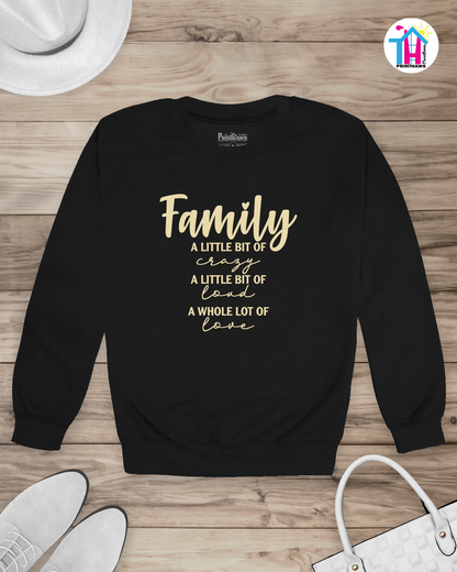 A Little Bit Of Crazy - Family Long Sleeve By Printhaws Creations