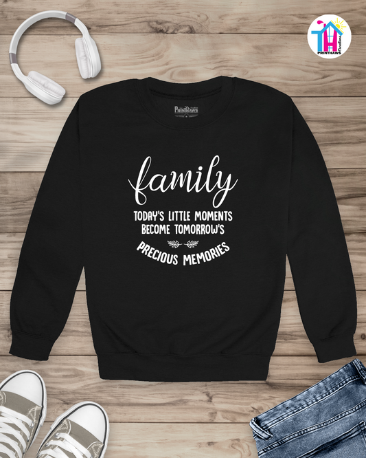 Today's Little Moments- Family Long Sleeve By Printhaws Creations