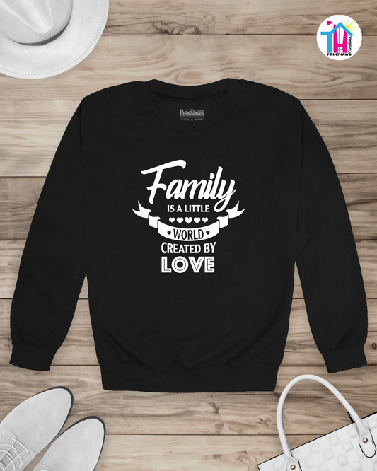A Little World - Family Long Sleeve By Printhaws Creations