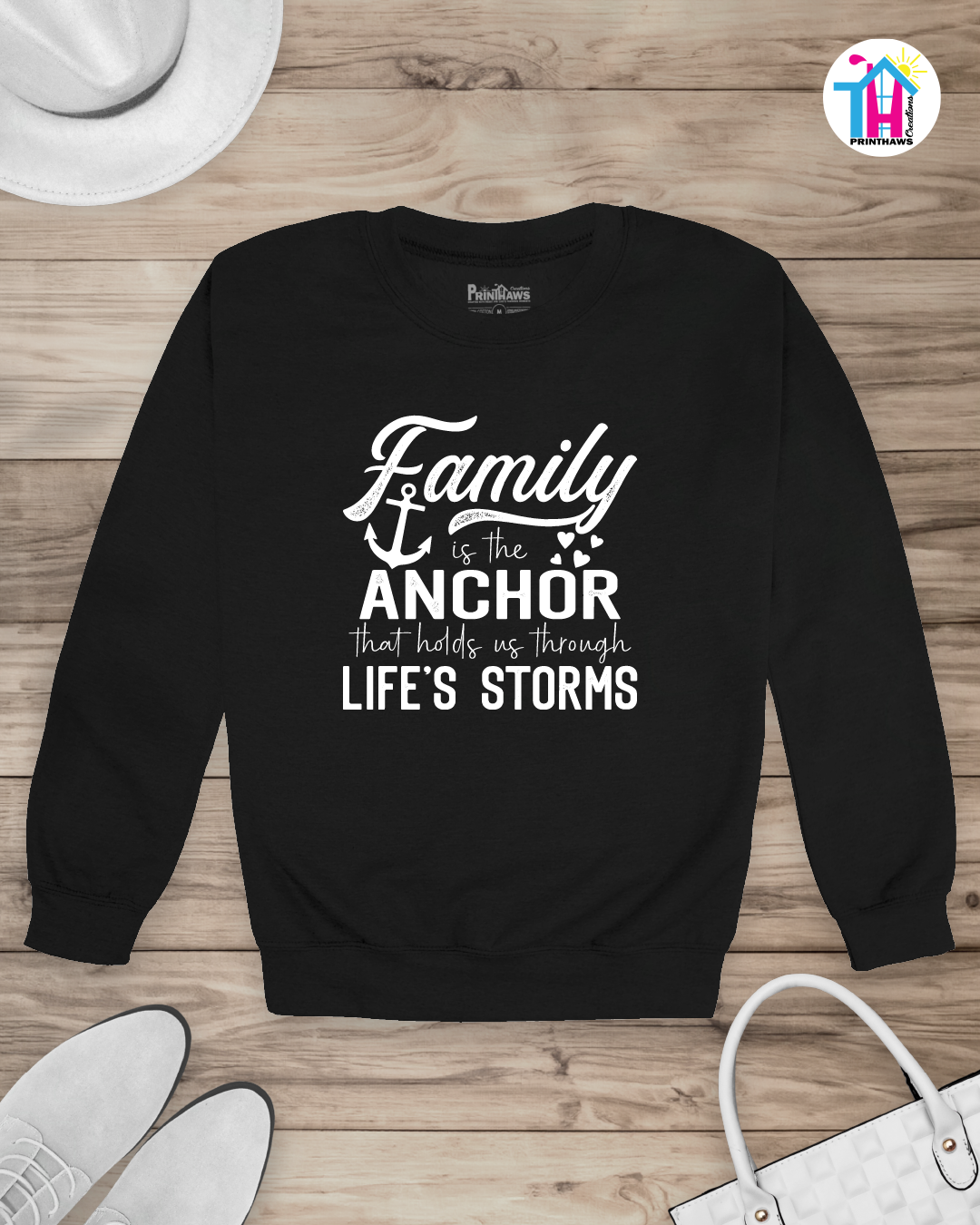 The Anchor - Family Long Sleeve By Printhaws Creations
