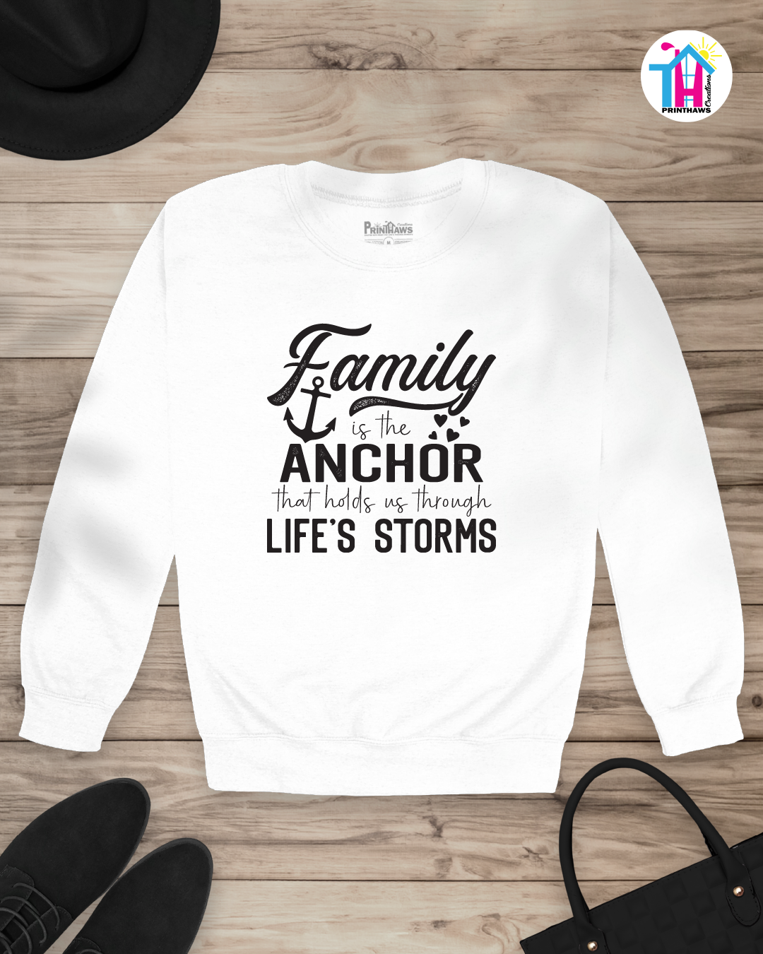 The Anchor - Family Long Sleeve By Printhaws Creations