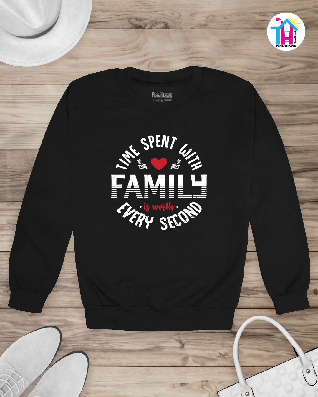 Time Spent With Family Long Sleeve By Printhaws Creations