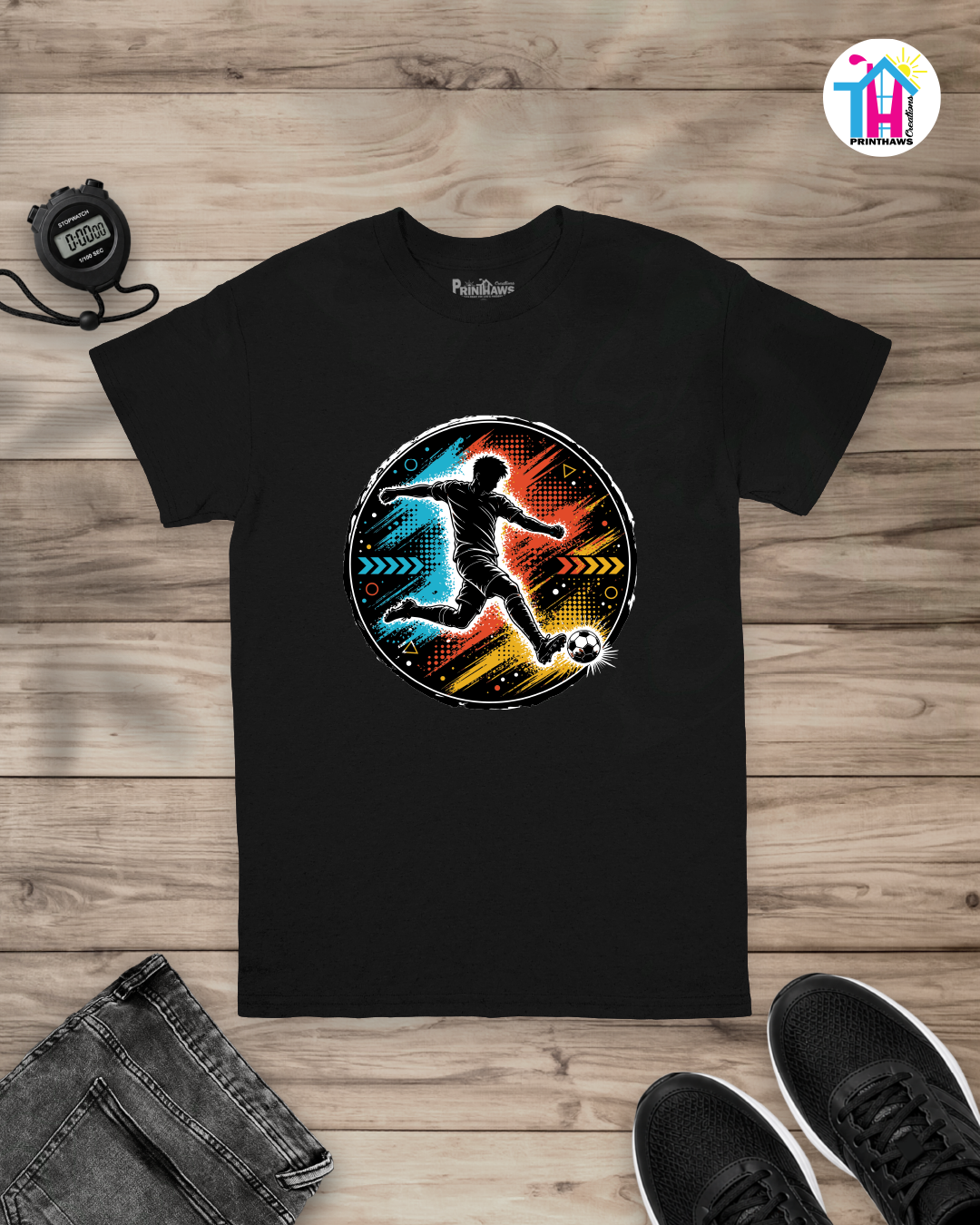 Soccer Strike - Sports T-Shirt By Printhaws Creations