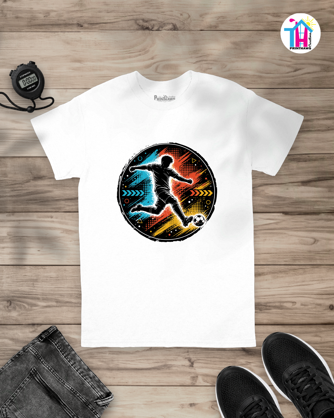 Soccer Strike - Sports T-Shirt By Printhaws Creations