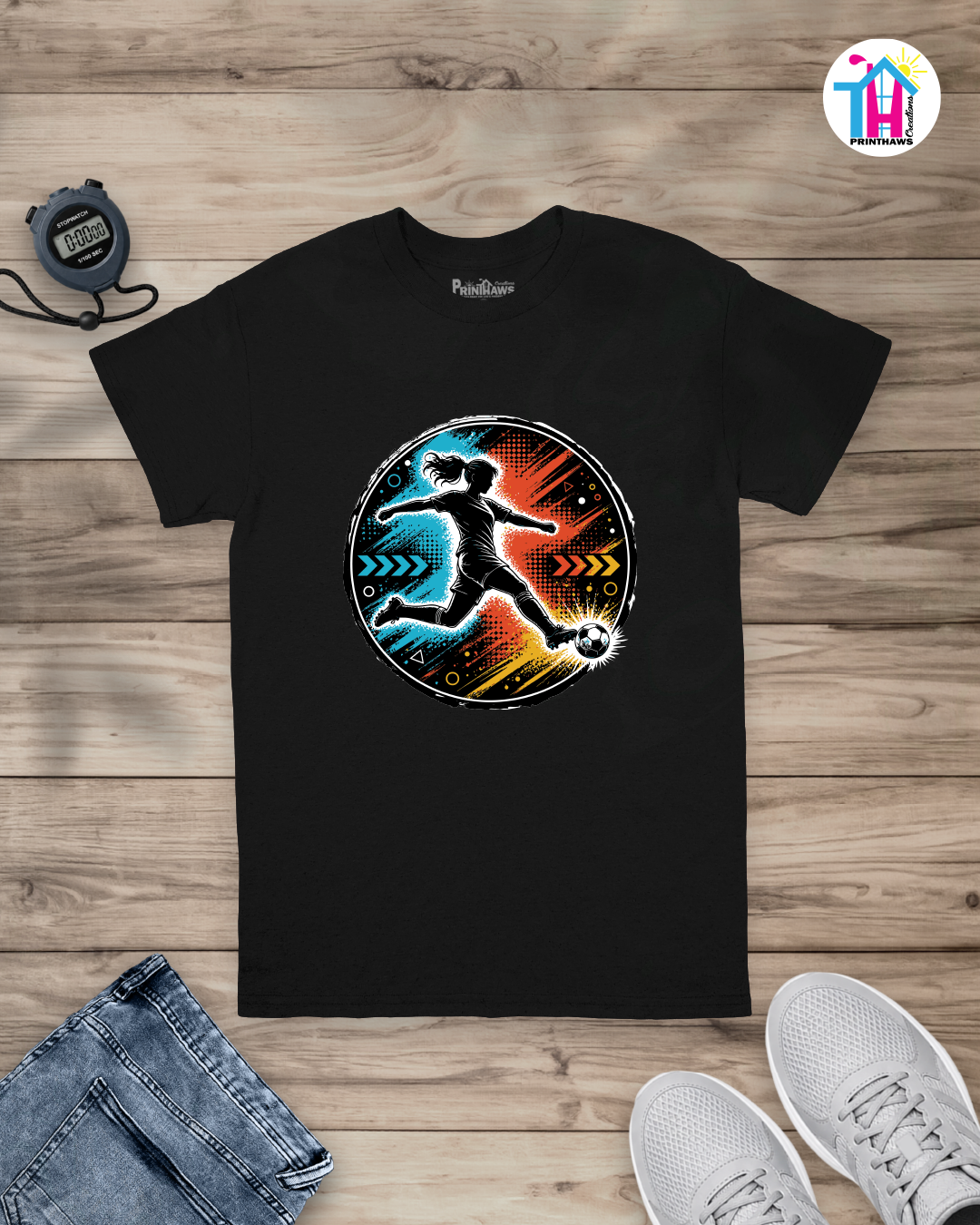 Soccer Strike - Sports T-Shirt By Printhaws Creations