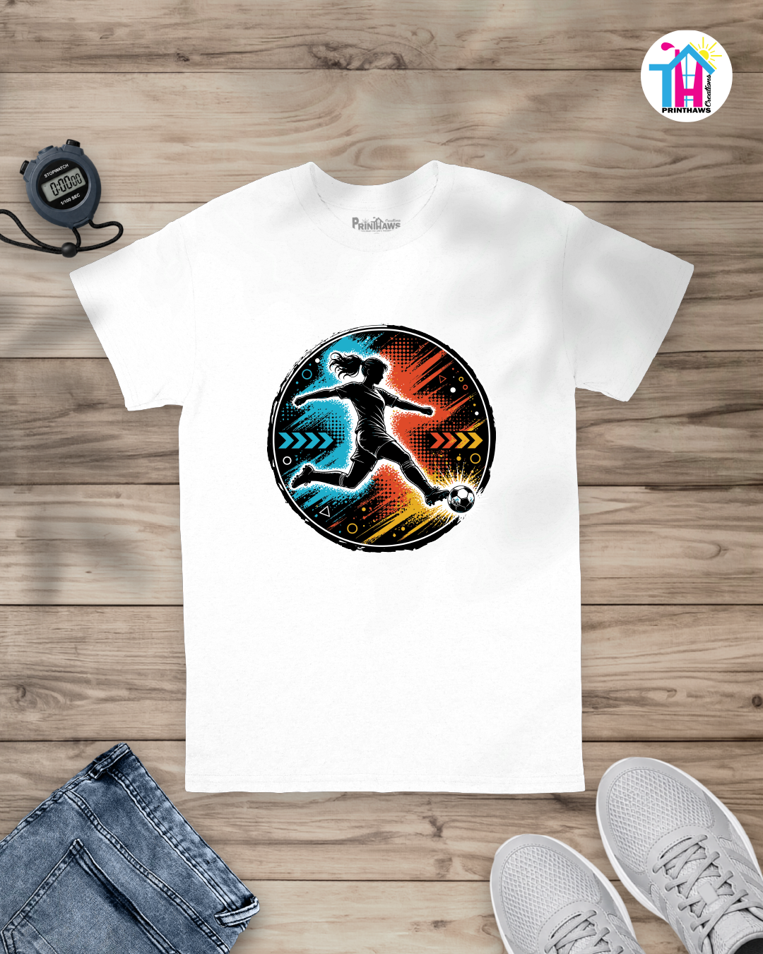 Soccer Strike - Sports T-Shirt By Printhaws Creations