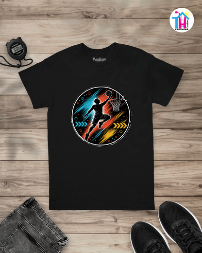 Basketball Elevation - Sports T-Shirt By Printhaws Creations