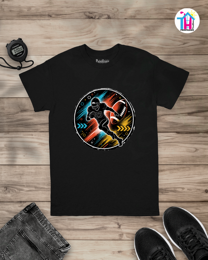 Football Charge - Sports T-Shirt By Printhaws Creations