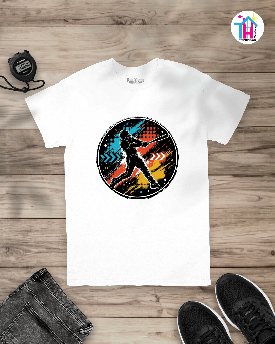 Baseball Momentum - Sports T-Shirt By Printhaws Creations