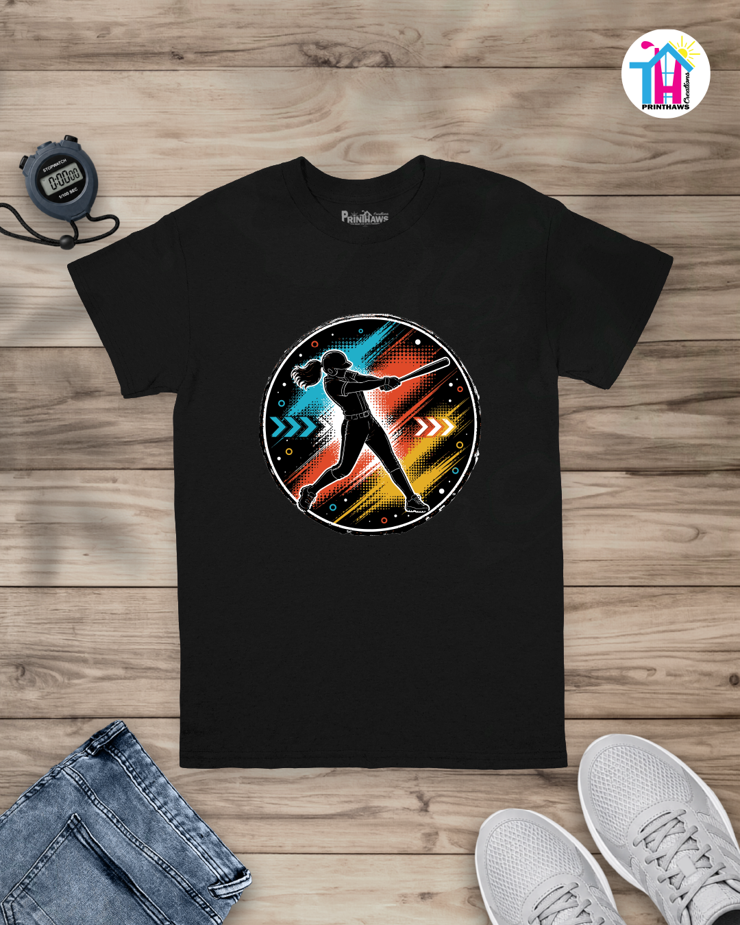 Baseball Momentum - Sports T-Shirt By Printhaws Creations